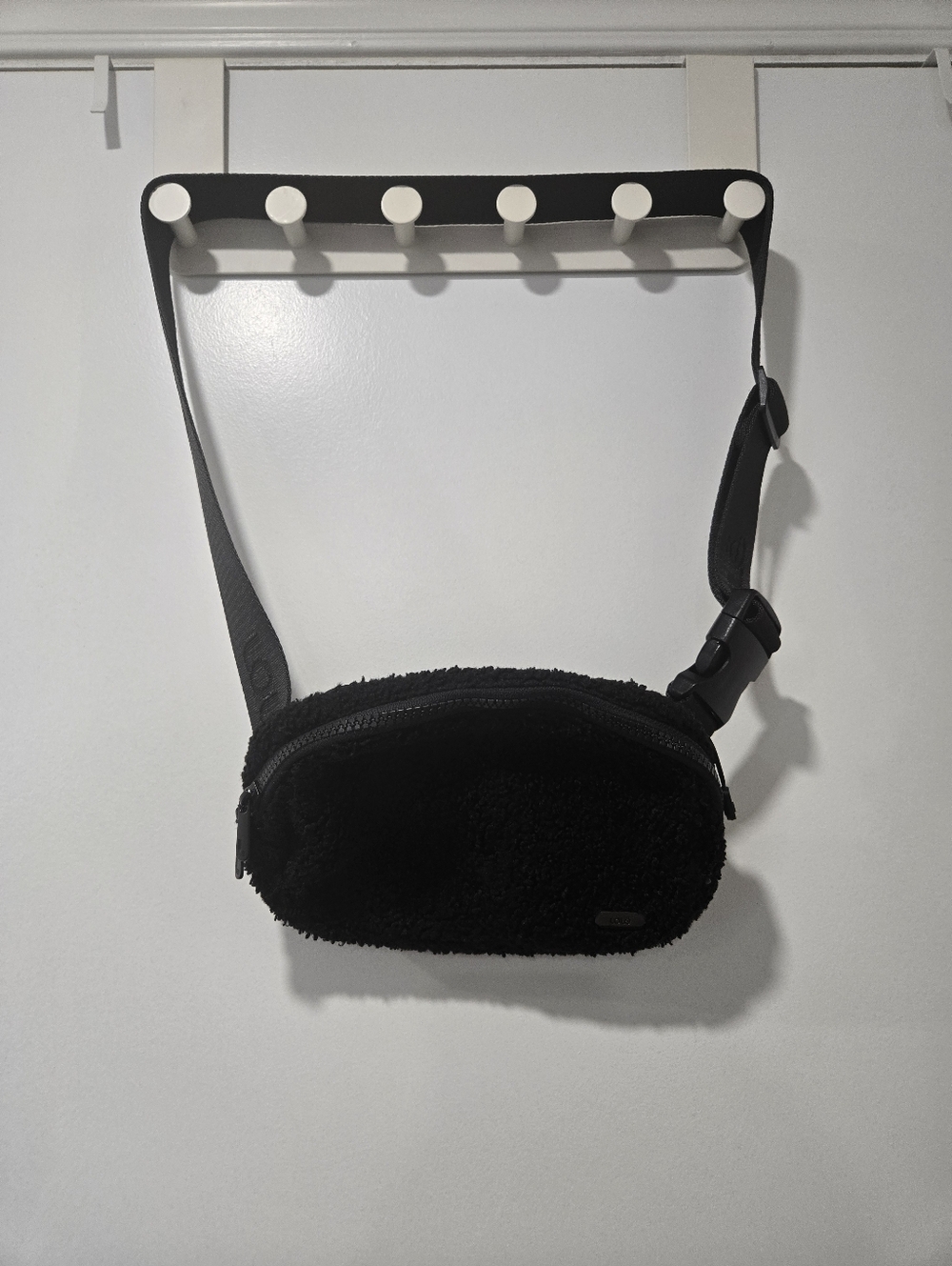 Lole Black Sherpa Belt Bag